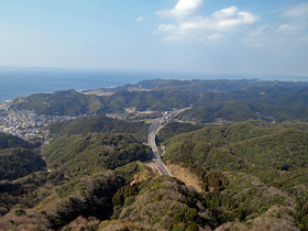 鋸山山頂展望台からの眺望