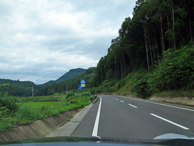 東北道、上河内スマート出口付近