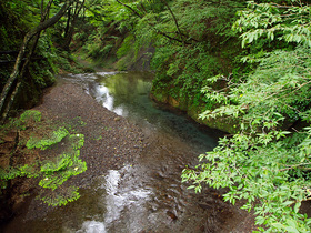 名水橋からの風景