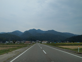 長岡市内から山古志を目指す