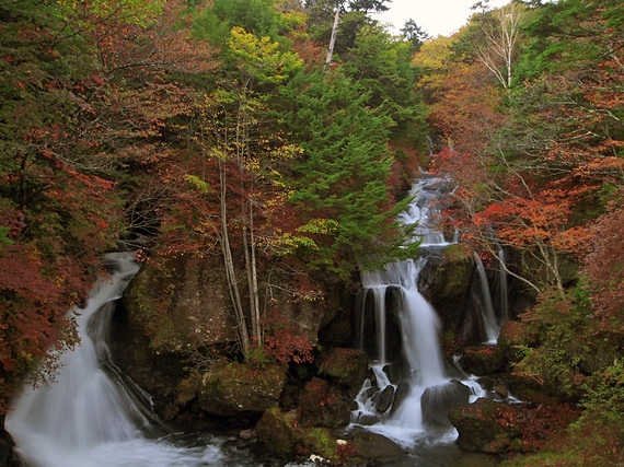 紅葉の竜頭ノ滝