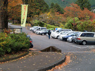 朝8時の寒山寺駐車場