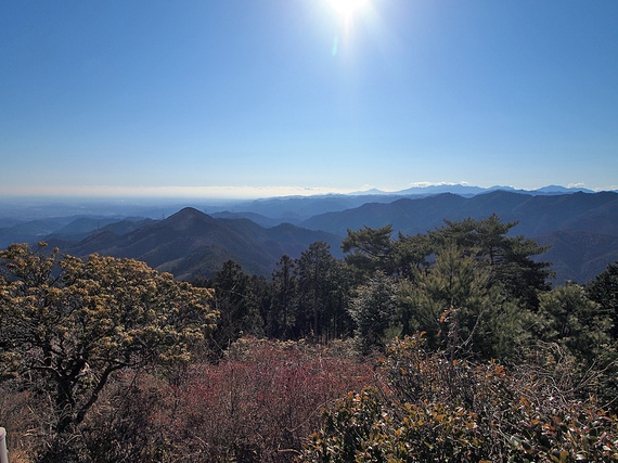 日の出山からの眺望