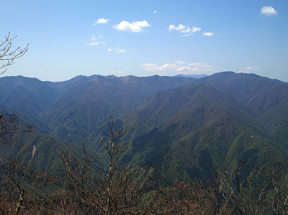 白岩小屋からの展望