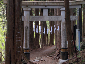 帰着した登山口