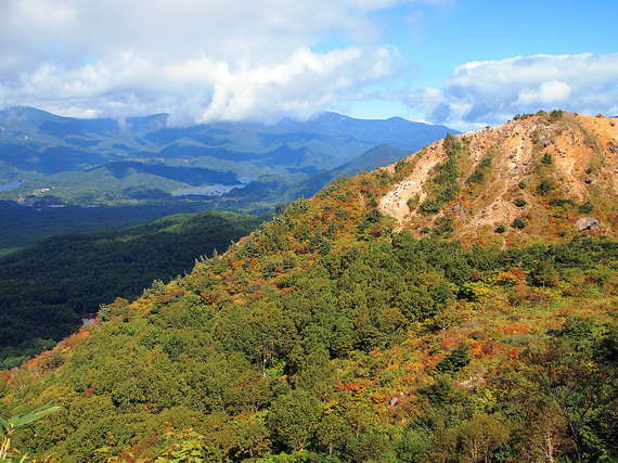 登山道からの眺望