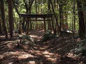 浅間神社一の鳥居まで下山