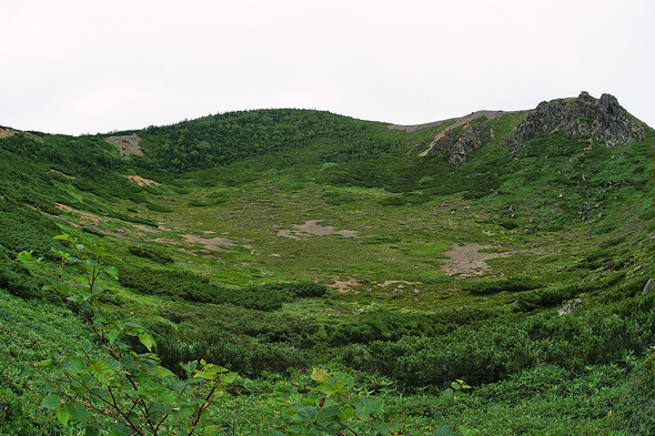 本白根山中央火口