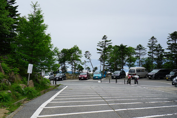 大弛峠の駐車場