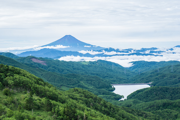 標高2000M地点の眺望