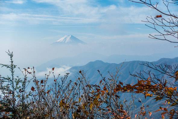 山道からの富士山2