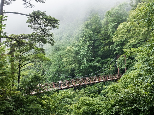 三頭大滝の滝見橋