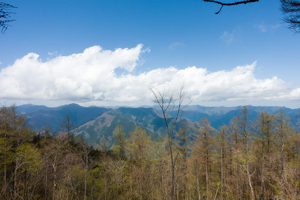 御前山 北側の展望