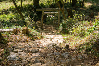 登山口付近の鳥居