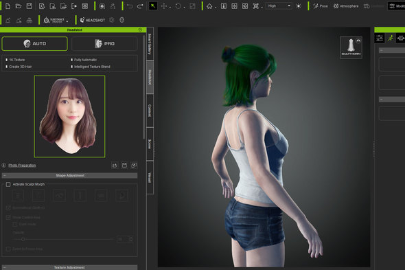 Character Creator3で人物写真を3D化_01