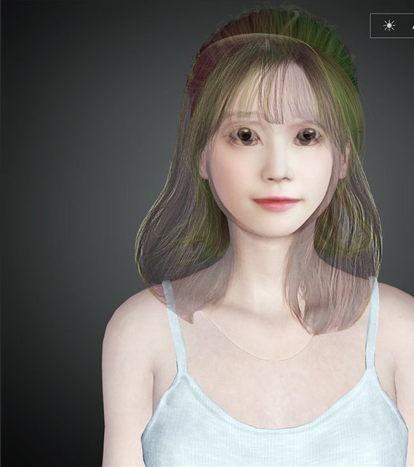 Character Creator3で人物写真を3D化_09