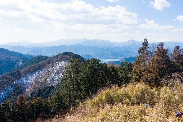 2022年2月27日、景信山からの展望