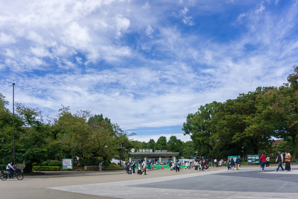 2022年10月8日 上野動物園ゲート前
