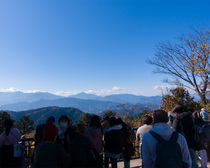 秋の高尾山 山頂