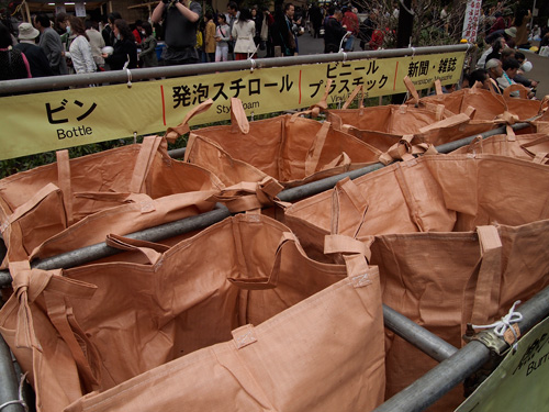 上野公園ゴミ分別収集所