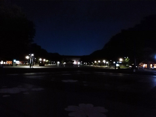 夜の上野公園