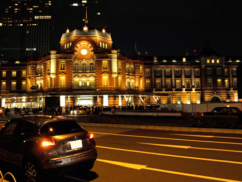 ライダー号と東京駅